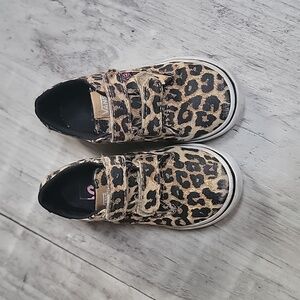 Vans leopard print toddler shoes